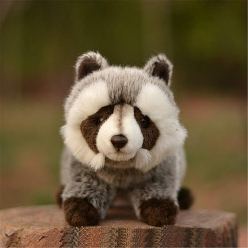 Miniatura 2 de TAMMYFLYFLY Juguete de peluche de mapache de 12 pulgadas