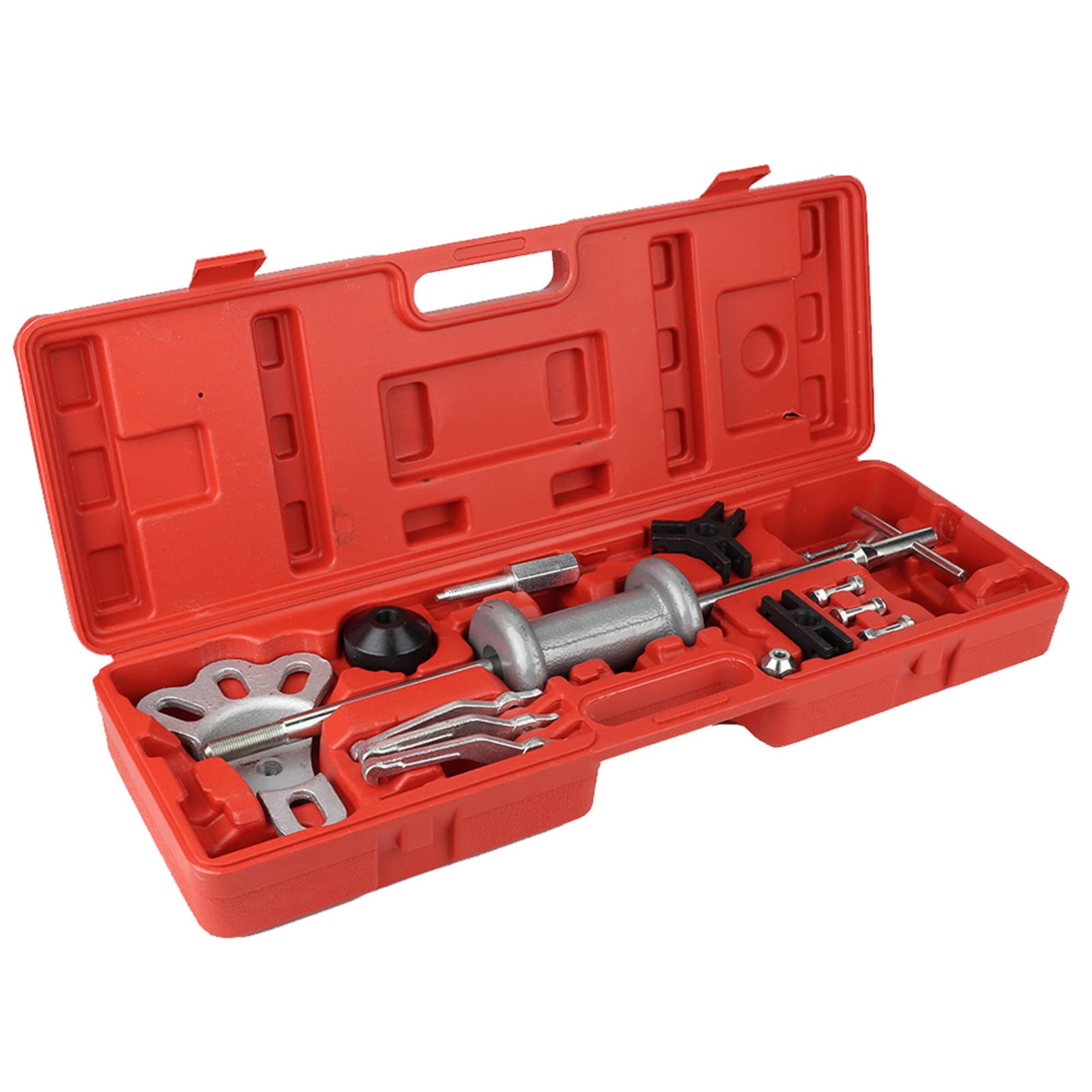 Set di estrattori per Cuscinetti con Martello Scorrevole Universale a 9 Vie, Kit di Utensili in Acciaio forgiato di qualità Professionale per Riparazione e Manutenzione automobilistica