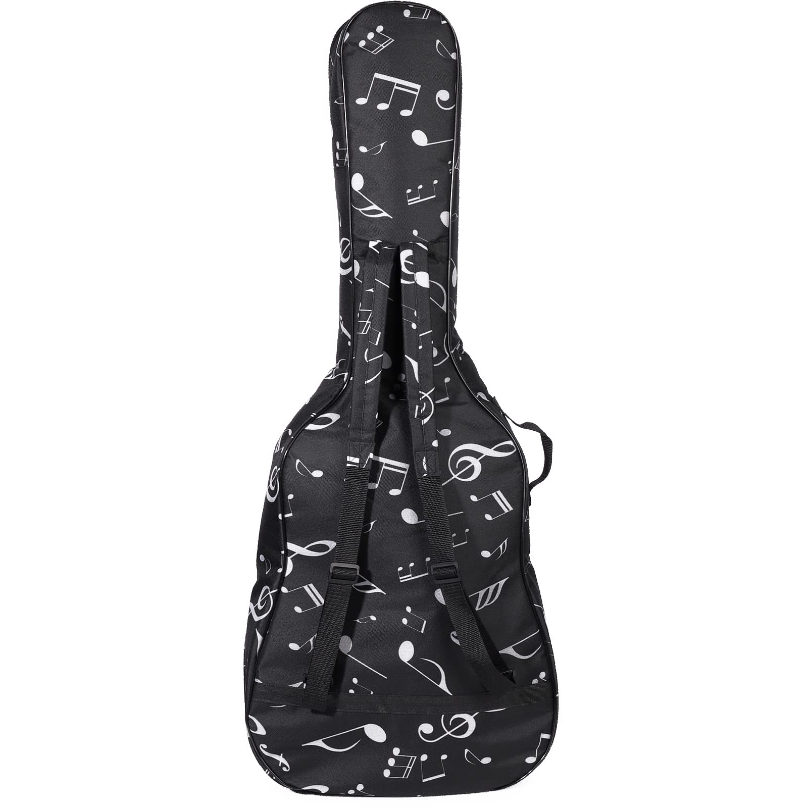 ele ELEOPTION Borsa per chitarra Oxford impermeabile Custodia da 39"/40"/41" disegno musicale Borsa in nylon Borsa per chitarra elettrica imbottita Chitarra acustica e chitarre classiche antiurto
