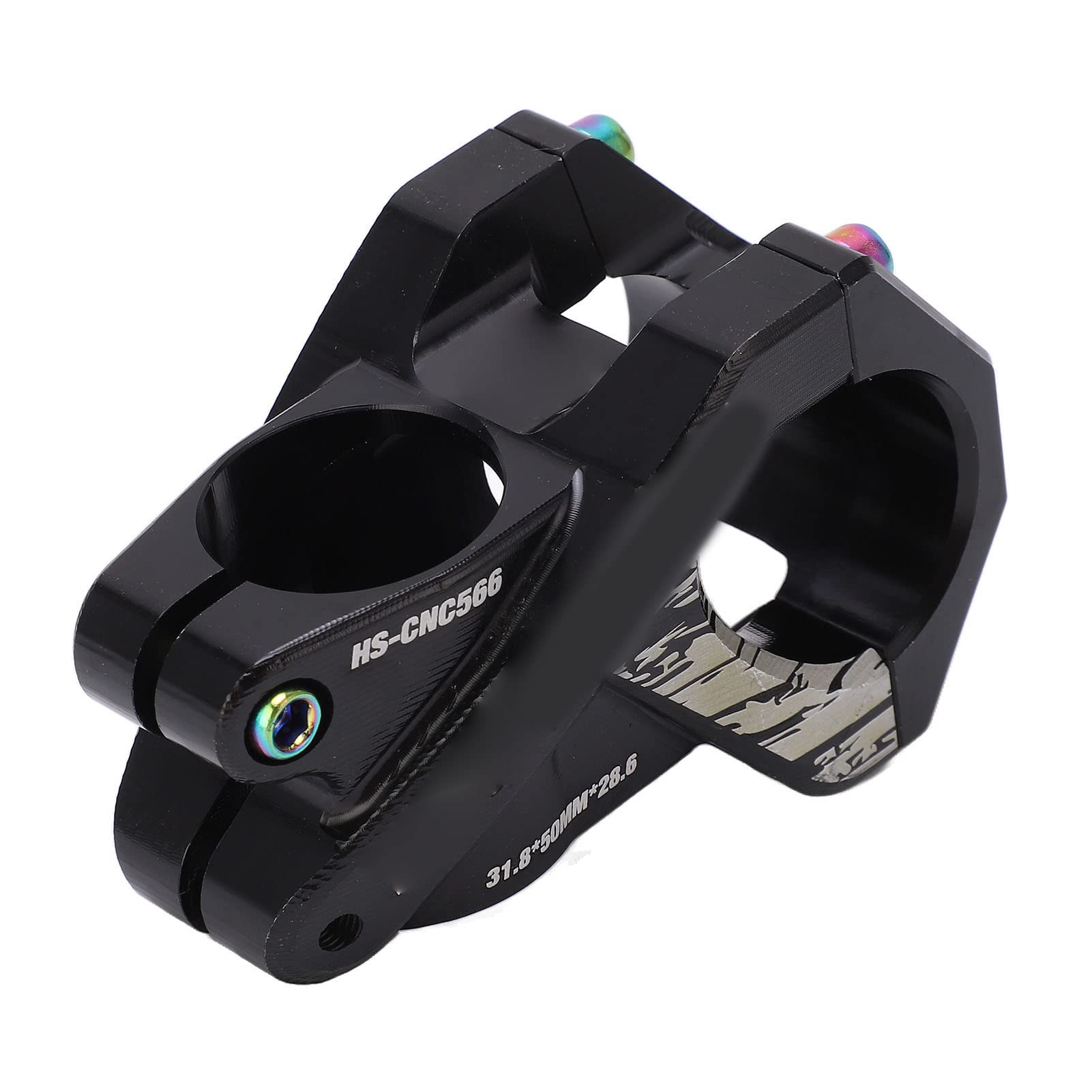 Kierownica rowerowa STEM lekki moment wydrążony otwór rzeźbiony design akcesoria do kierownicy roweru górskiego rower szosowy stop aluminium 50 mm 31,8 mm 28,6 mm 40 mm 0 °