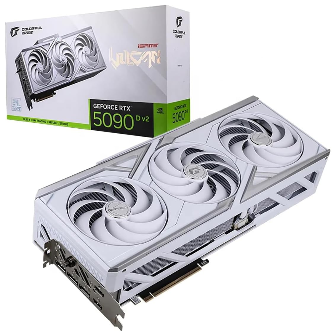 グラフィックボード・グラボ・ビデオカード COLORFUL iGAME GEFORCE RTX 5090 D V2 Amazon | COLORFUL iGame RTX 5090 D v2 Vulcan W OC 24GB PCIE 5.0
