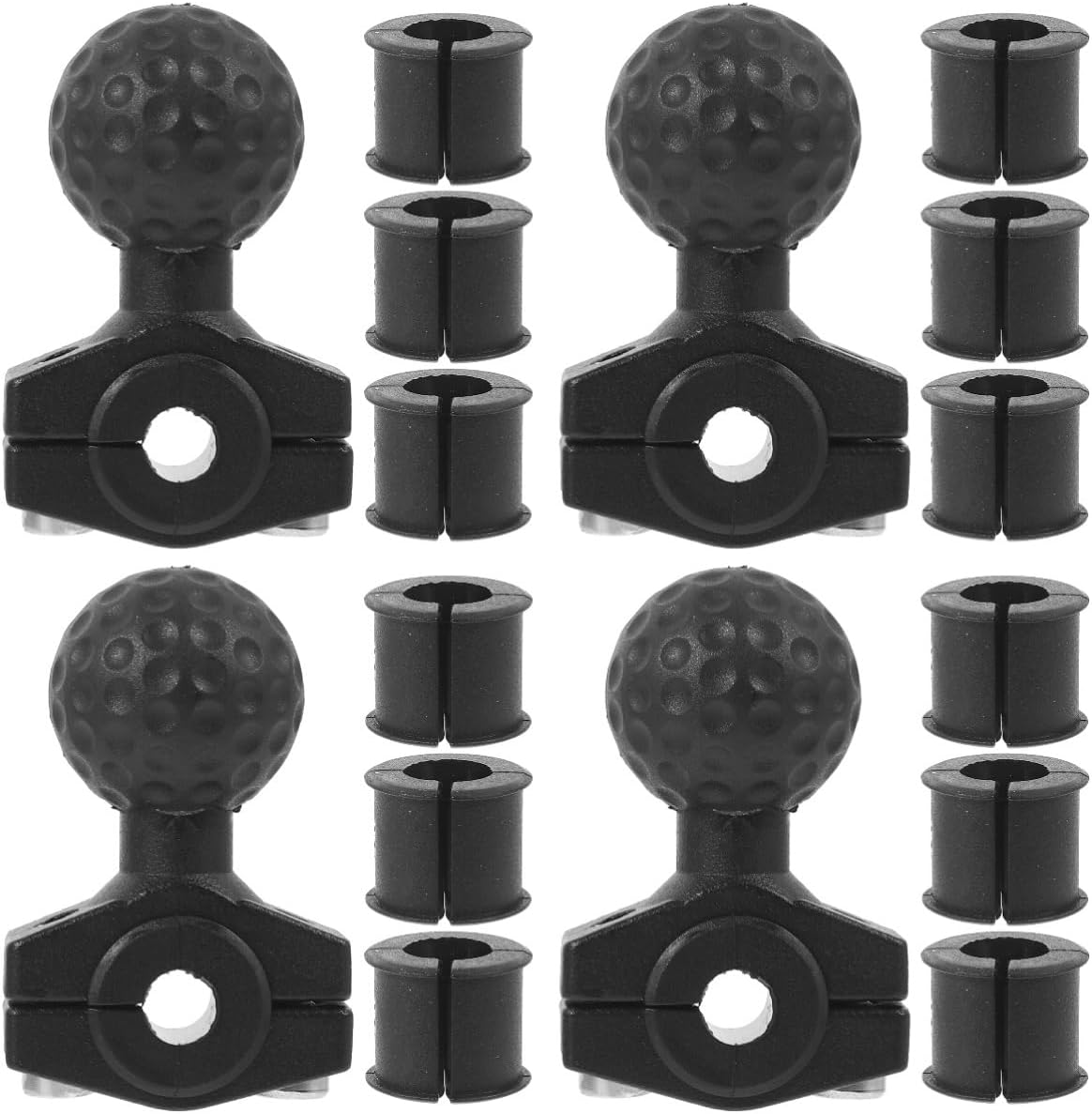 ABOOFAN 4pcs Universal Motorcycle Mirror Brasket Rear View Mirror Holder Handlebar Clamp for Bike Supply