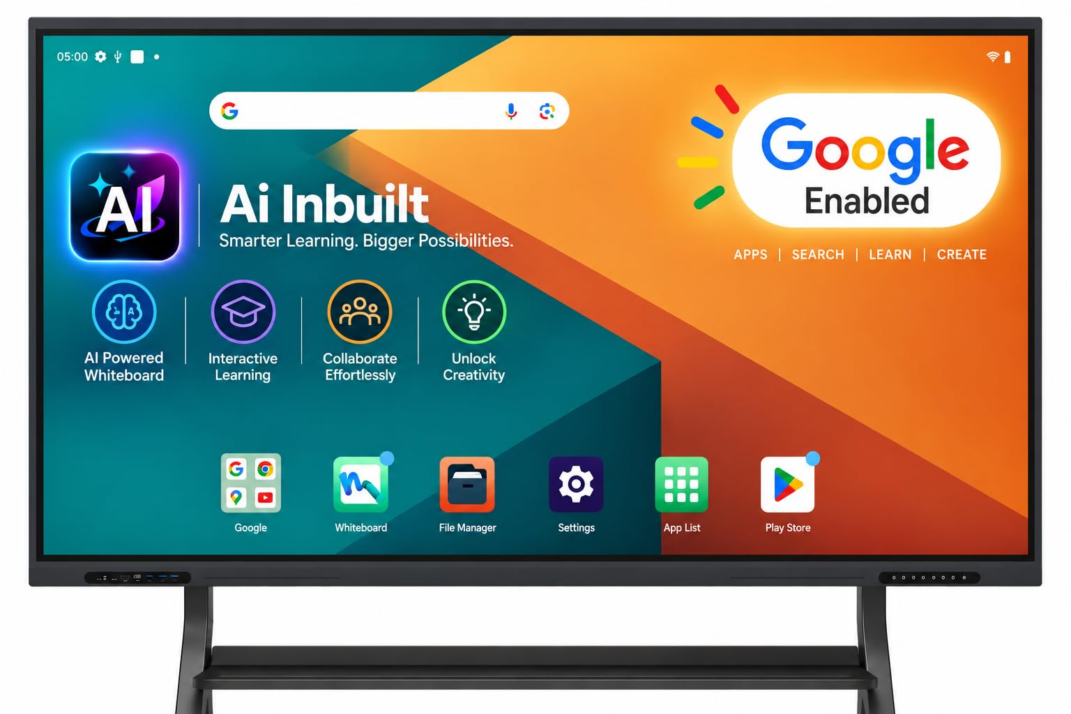 BIG VUE Pluss 65 inch Android 14 Smart Interactive Television | EDLA 4K UHD Flat Panel Digital Board, 8 GB RAM 128 GB ROM, Ai, Multitouch Screen Display for Teaching, Classroom & Office Use discount deal