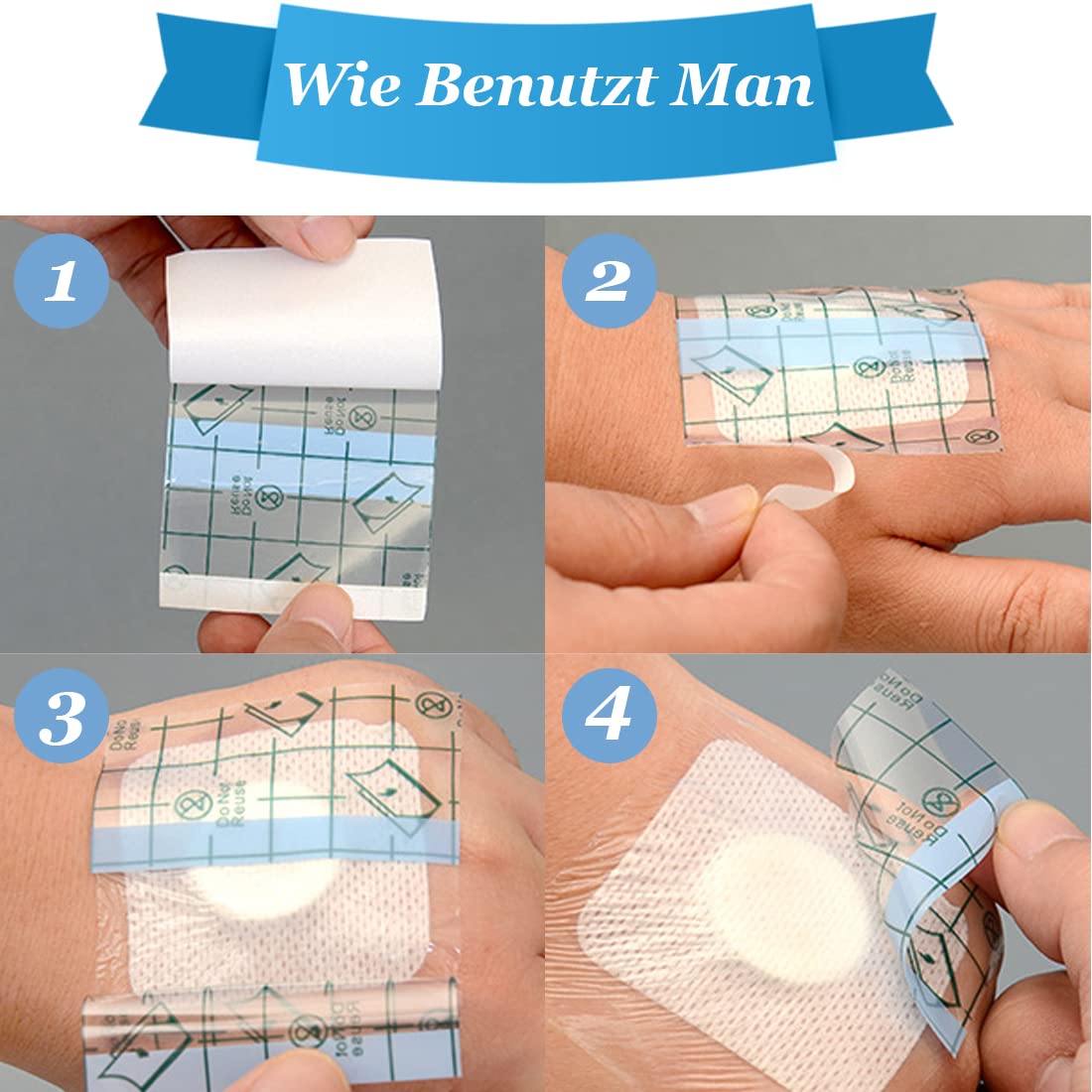 VEGCOO Vendaje para Tatuaje, Vendaje Transparente Impermeable, Second Skin Protection Cinta Adhesiva Protectora para Heridas, Rollo de Película Impermeable 15 cm * 2M