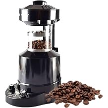 Professional Electric Coffee Bean Roaster, Automatic Air Coffee Roasting Machine, with Timer, Adjustable Wind Speed, Cold/Hot Air Adjustment, for Cafe Shop Restaurant Home Office