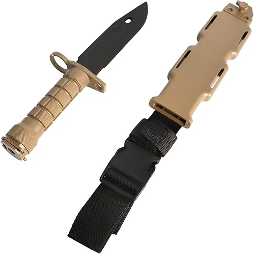 Vista 10 de Cuchillo bayoneta Toonol de plástico para entrenamiento táctico con vaina