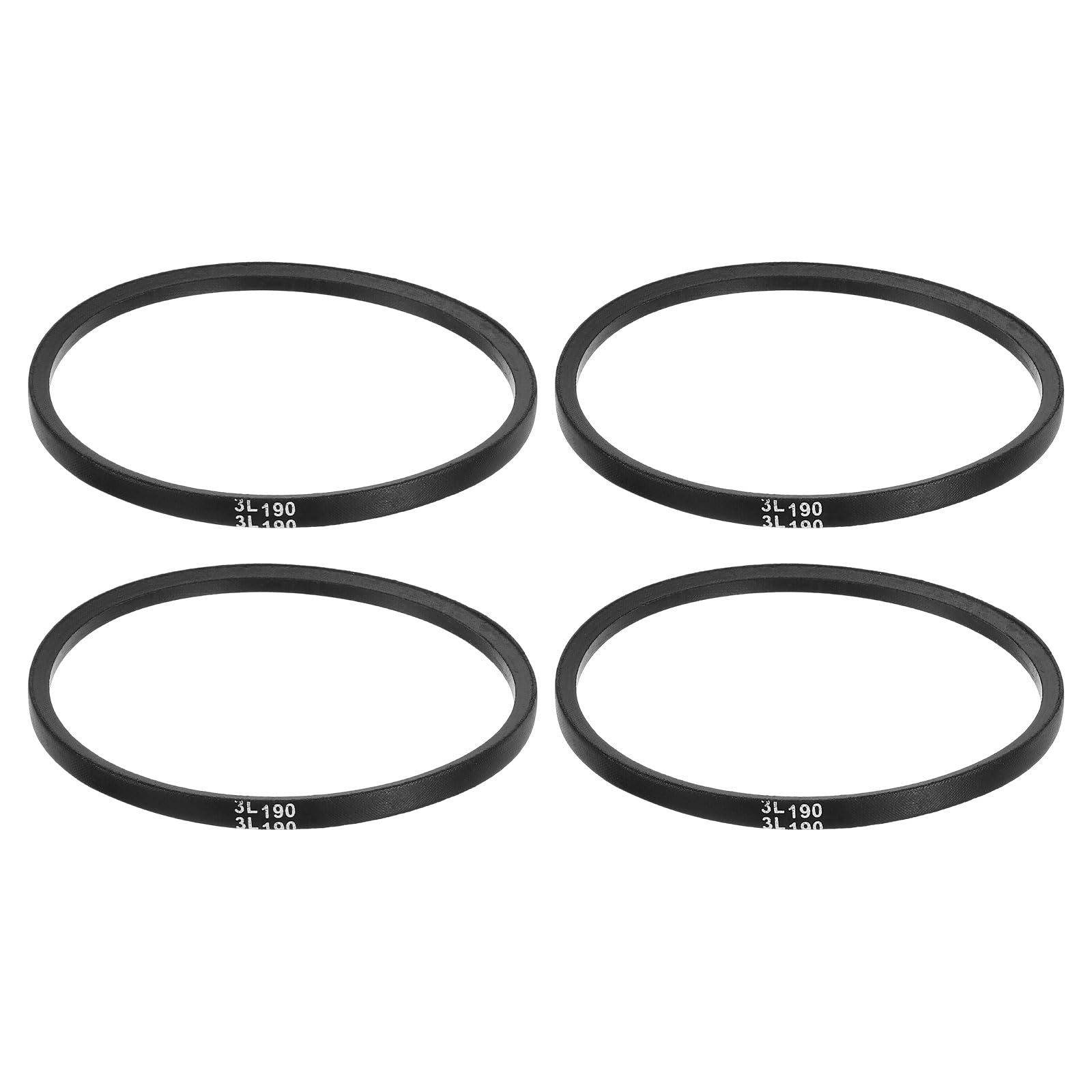 uxcell 3L240 Classic Wrapped Rubber V-Belt, 24"(610mm) Outside Circumference, 3L Profile V Belt 3/8" Width 7/32" Height — view 21