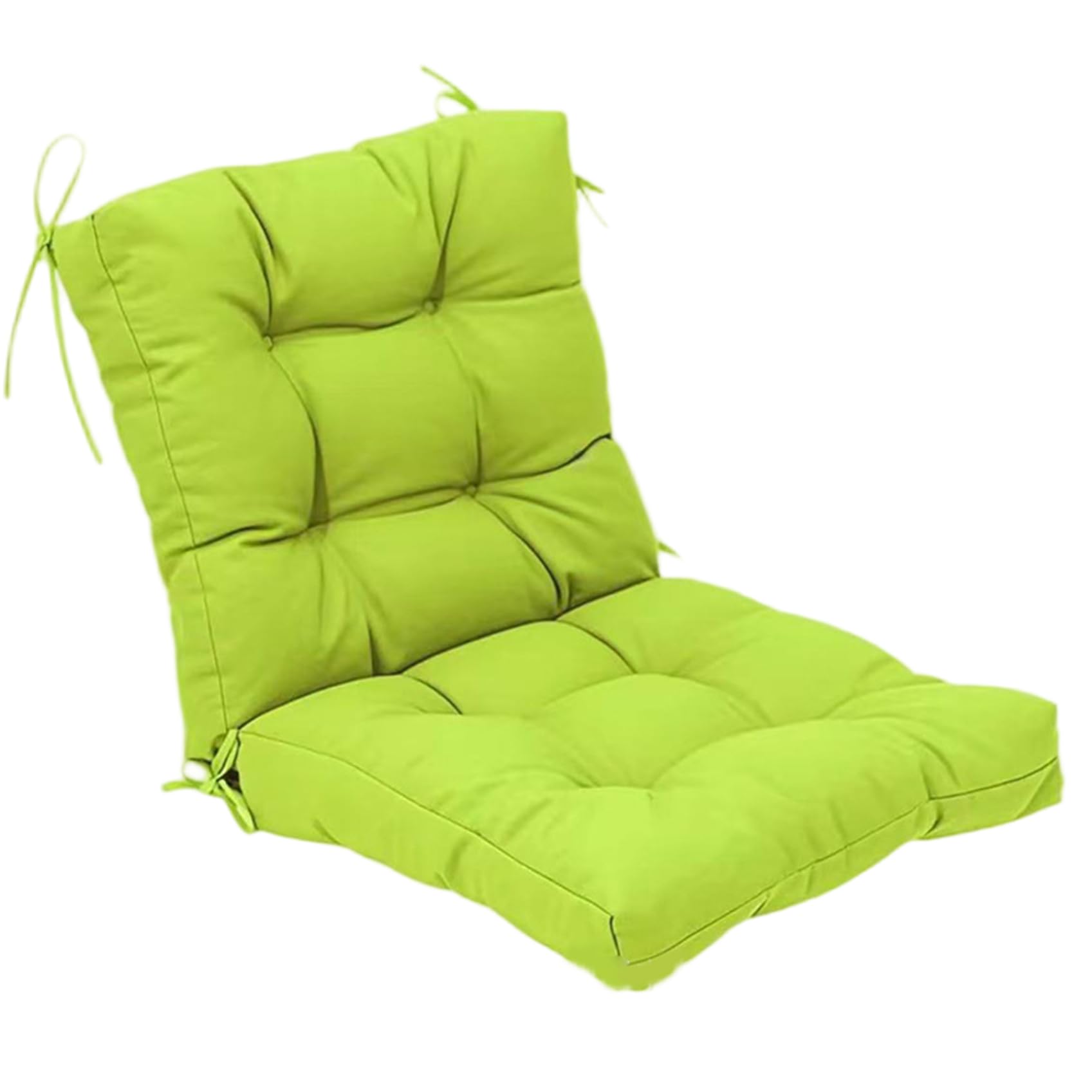 Coussin de meubles en osier ergonomique pour soulager le dos sur fauteuil de jardin