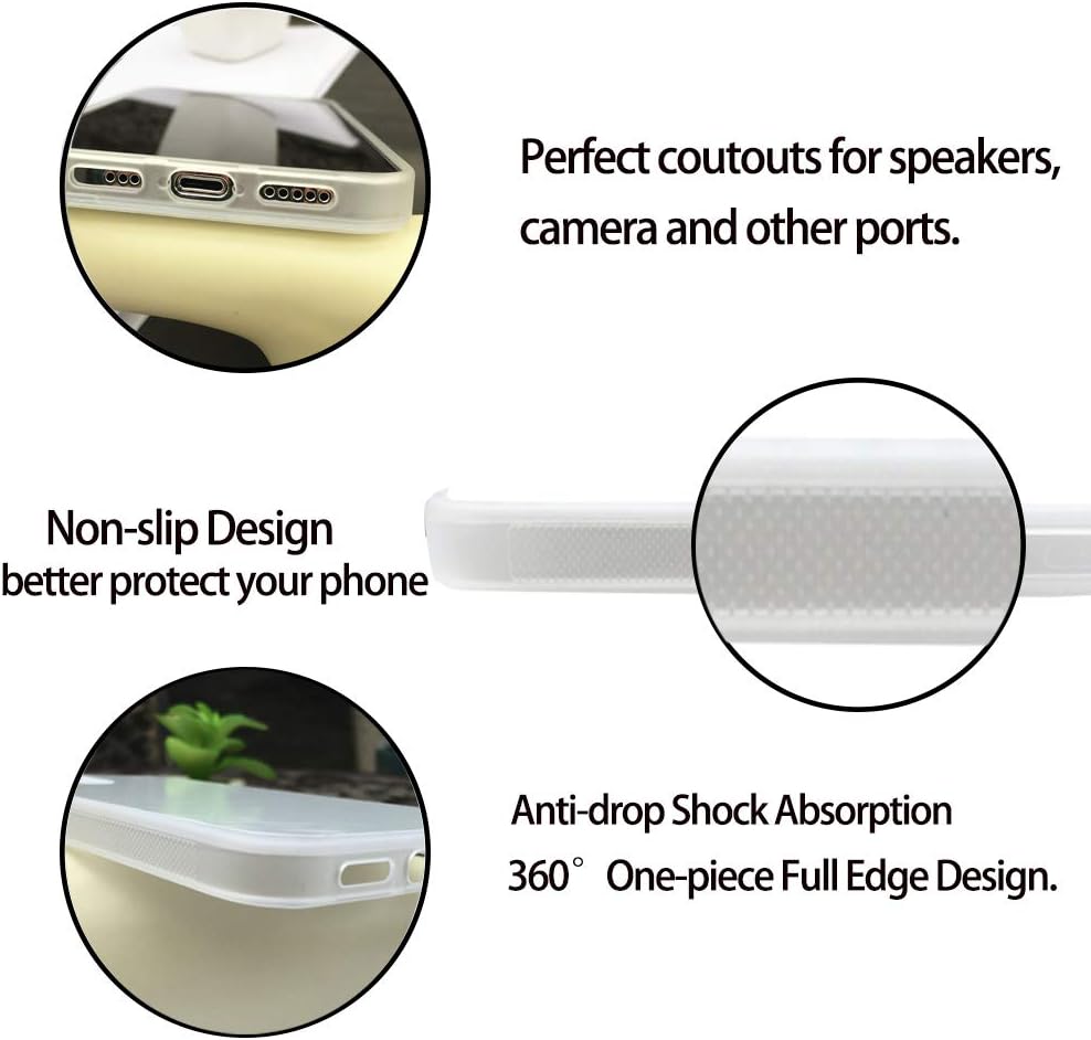 JUSTRY 10PCS Clear Sublimation Blanks Phone Case Bulk Covers Compatible with Apple iPhone 13, 6.1 Inch (2021), Easy to Sublimate DIY, 2 in 1 2D Soft Rubber TPU with Insert Aluminum No Glitter