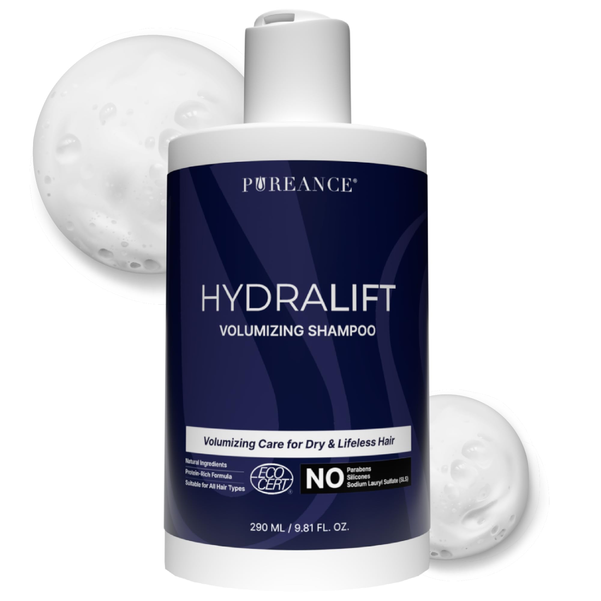 PUREANCE Hydralift – Volumizing Shampoo for Thinning Hair for Women & Men
