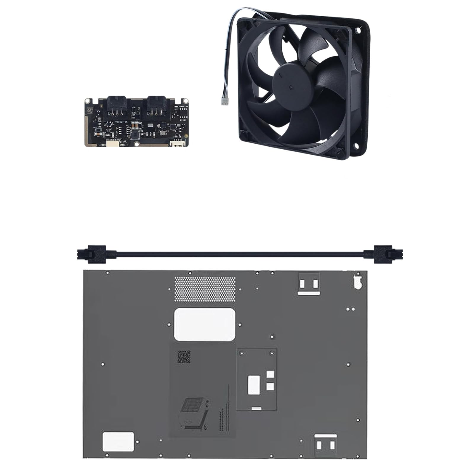 Ventilador de escape para impresoras 3D P2S, placa trasera dedicada | Eliminación de humos y purificación automática, y purificación de aire posterior al procesamiento
