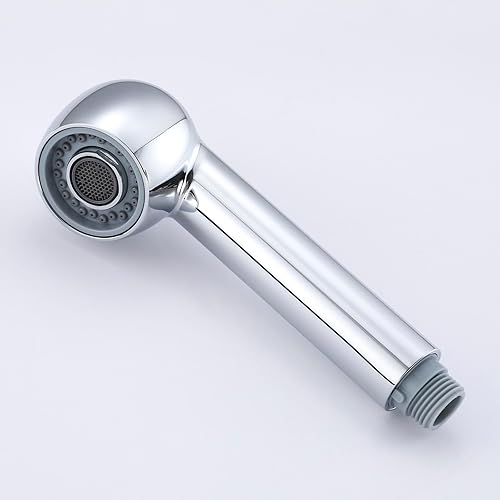 Miniatura 4 de Reemplazo de cabezal de grifo extraíble para fregadero de cocina, 2 funciones, cabezal rociador extraíble cromado, (chapado)