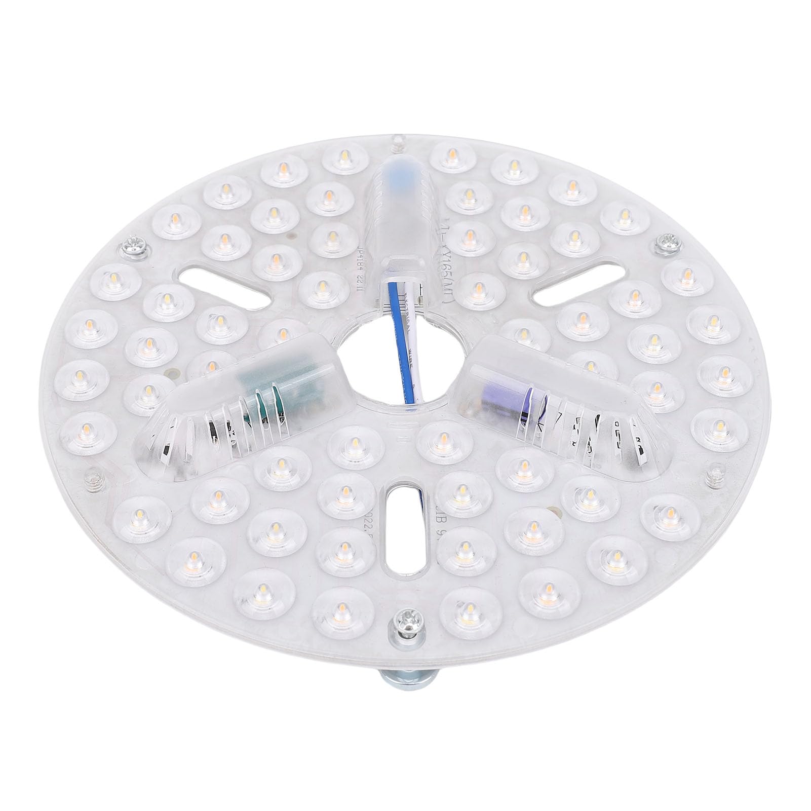 VELATEMOR 6.5 Inch Ceiling Fan Led Light Retrofit Kit, Ceiling Light Replacement Kit PC,3 Color Dimmable Flush Mount Eye Care, Led Ceiling Flush Light Retrofit Board Panel — image 1