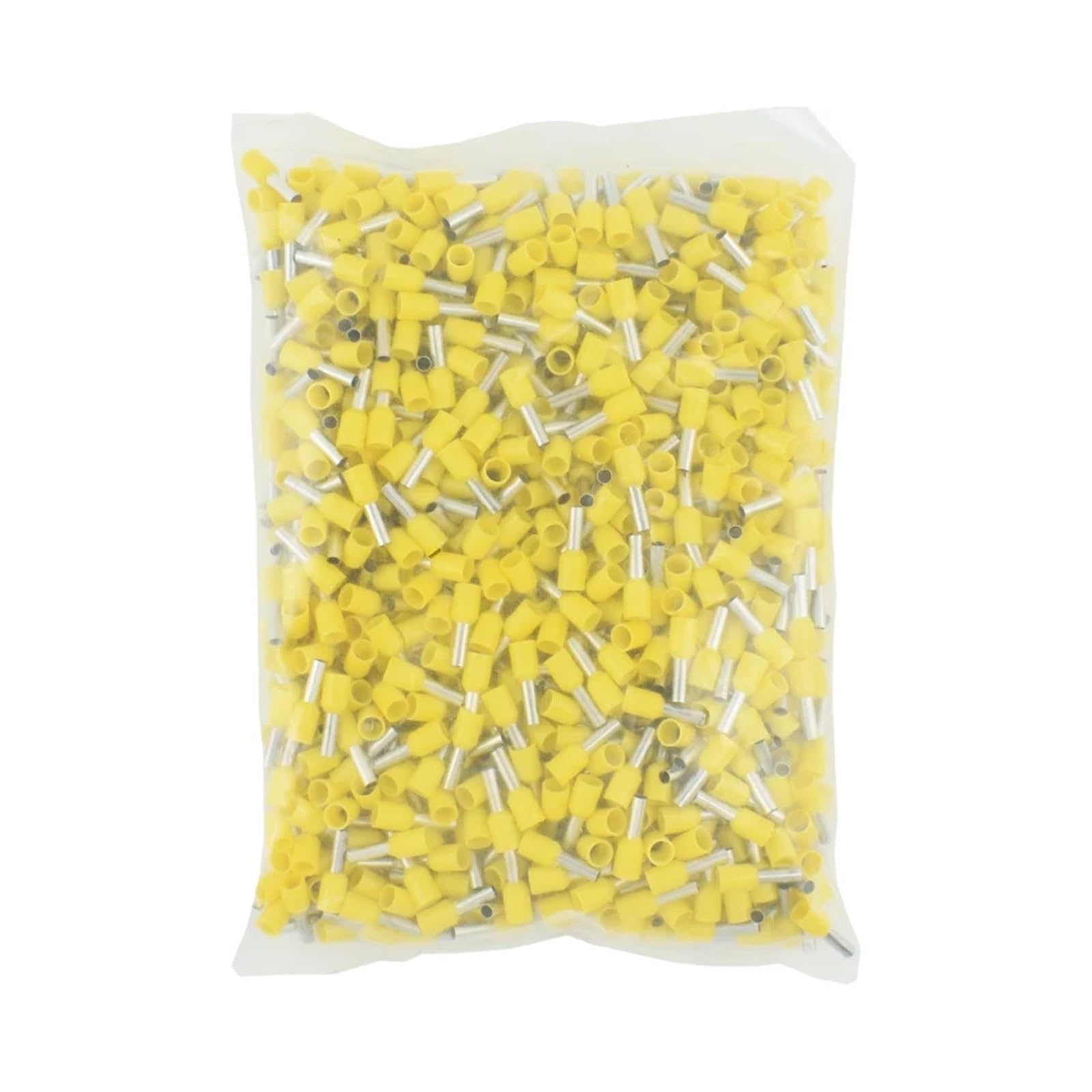 1000 sztuk/opakowanie, izolowane zaciski końcowe do kabli Crimp E0508 1008 1508 7508 2508 zaciski zaciskowe tulejki kablowe zaciski zaciskowe, rurowe (B, E6012-1000PCS)