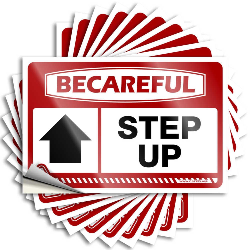 Fall, Funny Sticker Laptop Be Careful Step Up [up Arrow] | Dart Farmhouse Porch Decor(12X18CM)