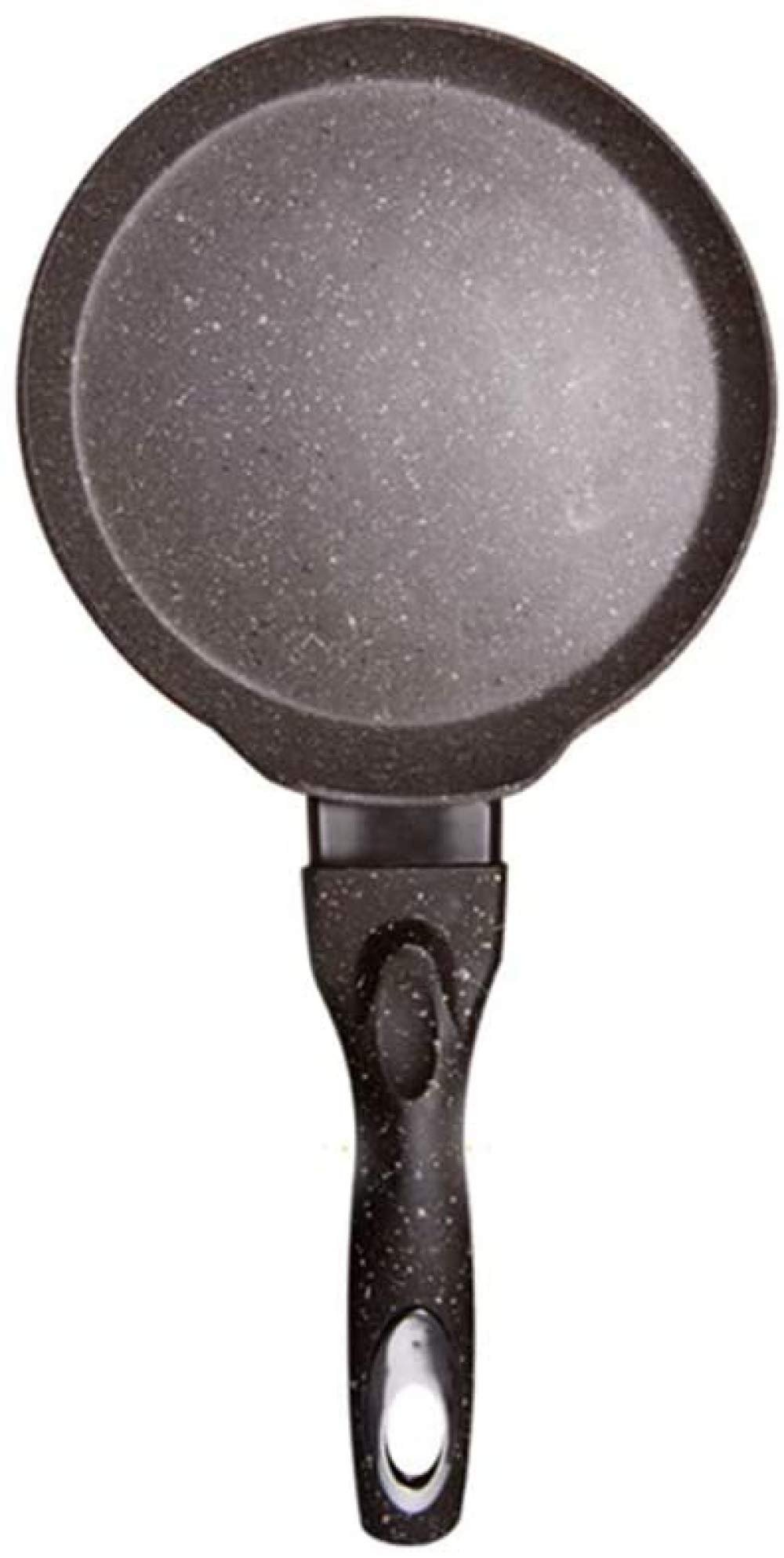 VIXPET Non-Stick Crepes Pan Omelette Machine Multifunction Pan, Fried Egg Pita Bread Crepes Coated with Maifan Stone,-B||24cm