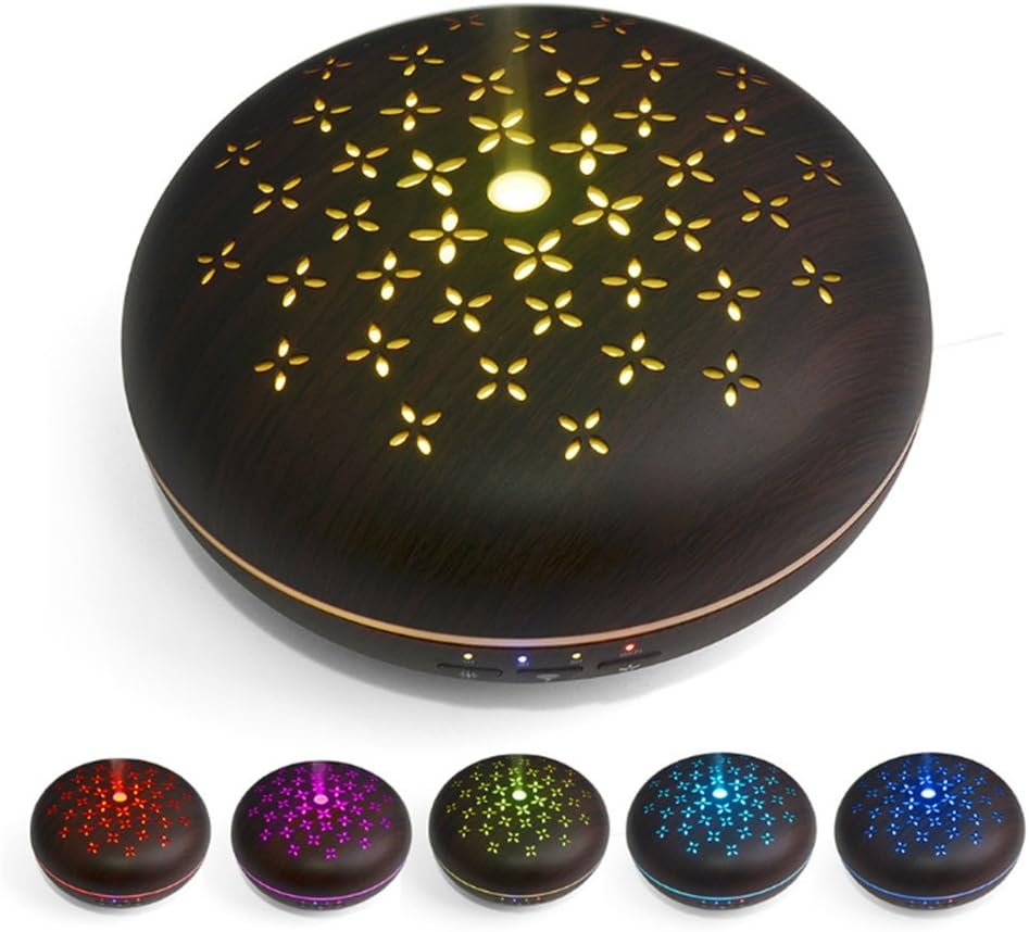 400ml Smart Aroma Essential Oil Diffuser Ultrasonic Aromatherapy Cool Mist Humidifier with APP Control WiFi Function,Timer,Work with Alexa/Echo Colors Changed LED Lights for Home,Bedroom,Office,Spa