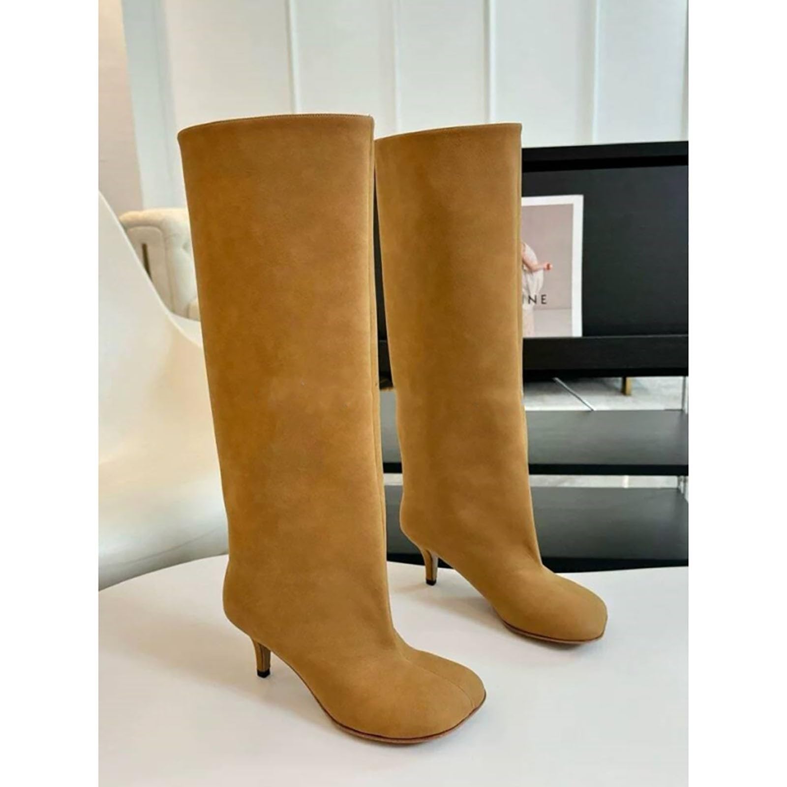 Stivali Cowboy Donna Ricamati Stivali Donna Invernali Cowboy Scarpe Boho | Stivali Texani Autunno Inverno Vintage Stivali Cowgirl Donna Similpelle Stivaletti Scarpe Per Concerti Musica Country