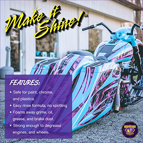 WIZARDS - Bike Wash, Professional High-Gloss Detailing and Surface Cleaner Spray (22 oz.) - Thumbnail 5