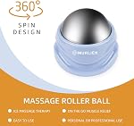 Ice Therapy Massage Roller Ball, Manual Massager for Trigger Point, Deep Tissue Massage, Alleviating Muscle Tension and Pain Relief, Suitable for Neck, Back, Shoulders, Arms, Legs, Thighs etc
