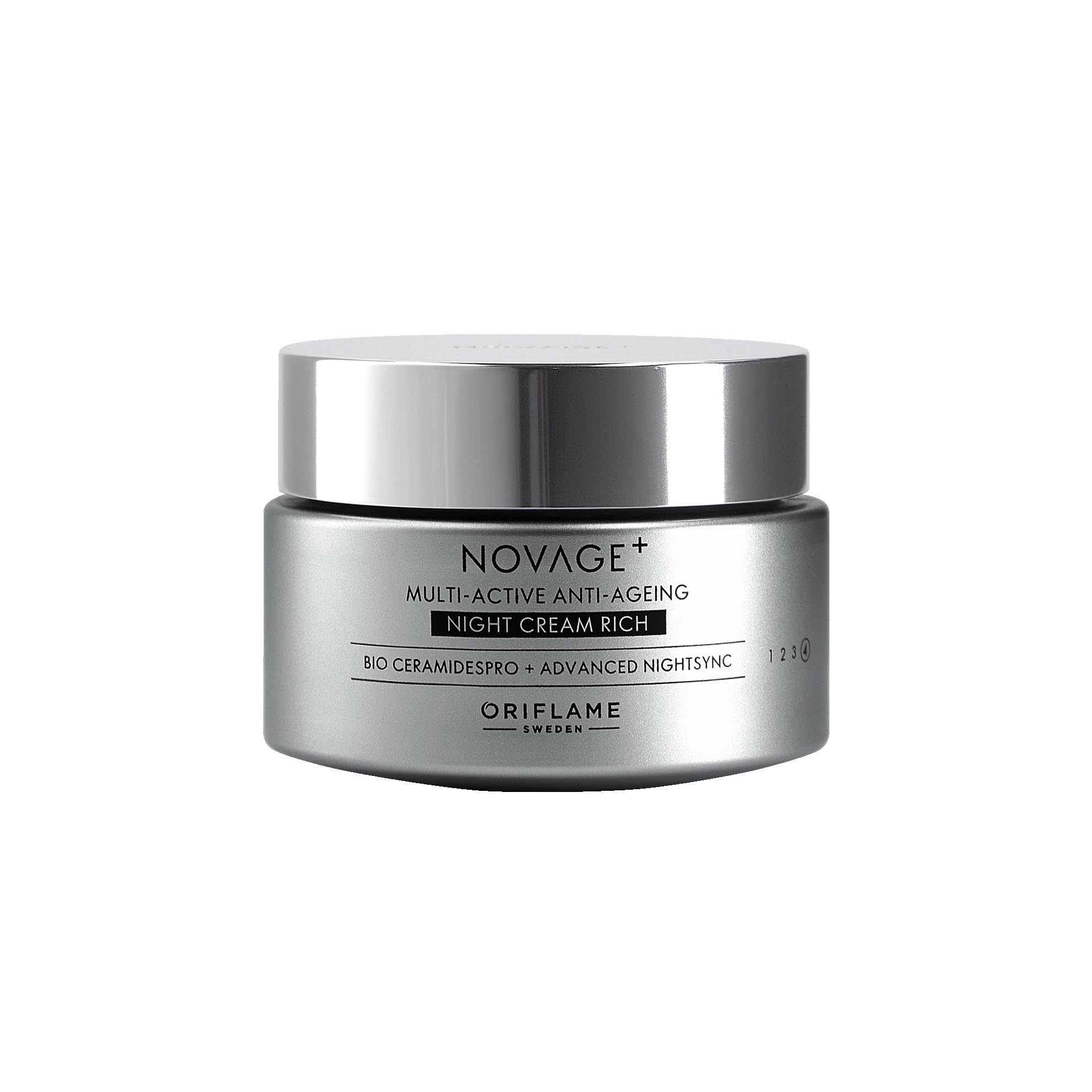 Oriflame Novage+ Multi-Active Anti-Ageing Night Cream Rich, Moisturising Night Cream for Face-image-17