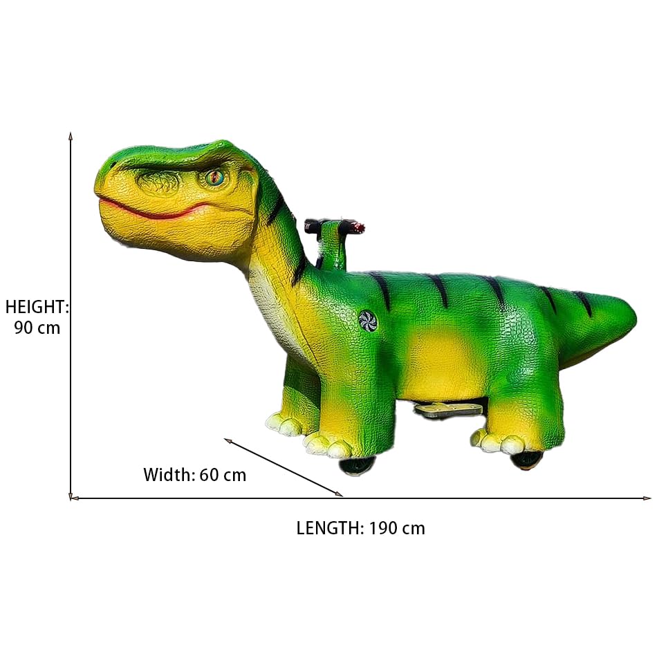 Montable Electrico Fisher Price Dino Racer Dinosaurio Juguete