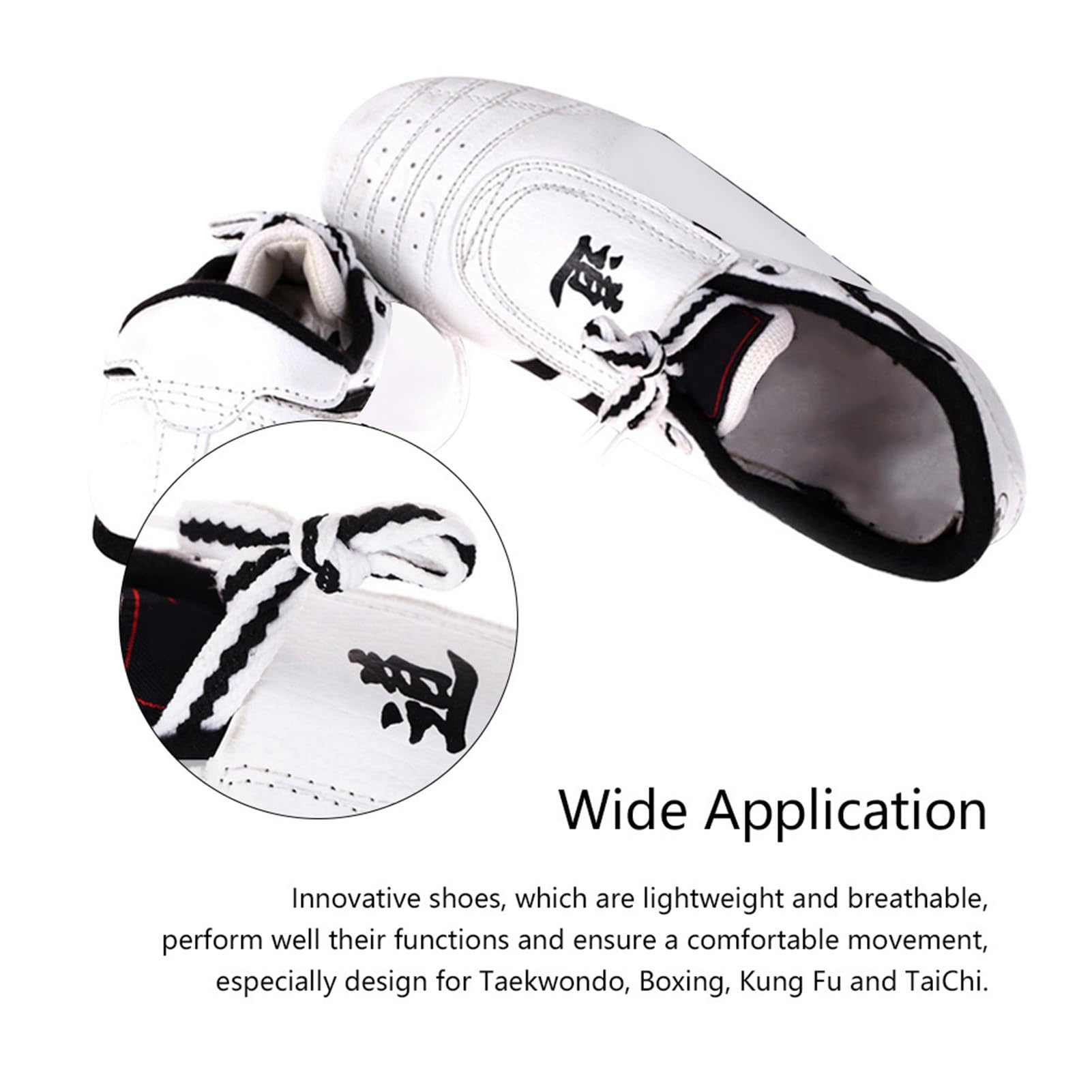Zapatos Profesionales De Taekwondo Calzado De Entrenamiento De Artes Marciales Ligero Transpirable Suela De Goma Antideslizante para Hombres Mujeres Boxeo Kung Fu Taichi Bl