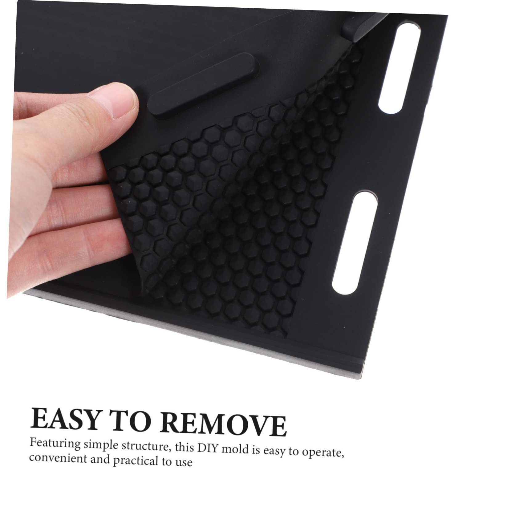 Foglio di Silicone Nero per Cera D'api, Stampo a Nido D'ape | DIY Manuale per Principianti e Professionisti, Pratico e Facile da Riporre, Accessorio per Uso Creativo