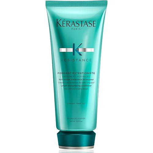 Kerastase Resistance Fondant Extentioniste Conditioner | Strengthening and Smoothing Conditioner | Easily Detangles and Seals Split Ends | With Amino Acids and Ceramides | For Damaged Hair | 6.8 Fl Oz