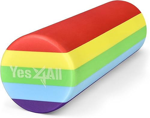 Miniatura 10 de Yes4All Rodillo medio de densidad media/redondo de la espuma de EVA 12/18/24/36 pulgadas para las actividades físicas y el masaje muscular C.