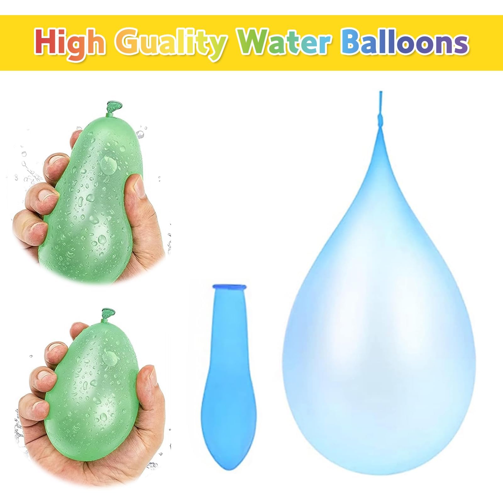 1000PCS Water Balloons for Kids & Adults Easy Quick Fill, Self Sealing Balloons for Summer Party and Outdoor Water Balloon Fight - Image 4