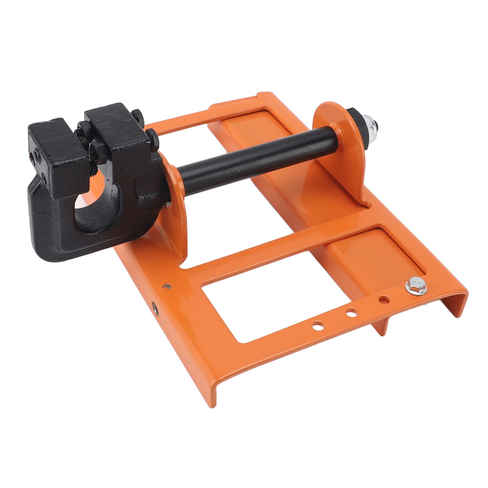 Molino de Motosierra Vertical Construcción de Hierro Resistente Mini Aserradero Portátil para Constructores Profesionales Carpinteros (Orange)