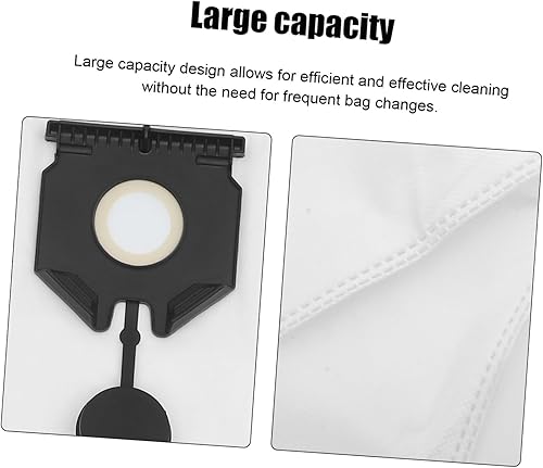 Miniatura 3 de Bolsa de polvo de repuesto para aspiradora, bolsas de polvo de gran capacidad, fácil de instalar para aspiradoras