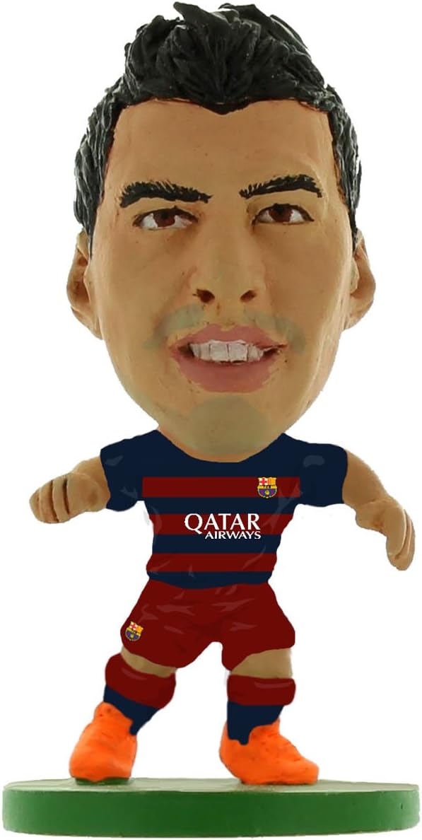 Barcelona Luis Suarez Home Kit 2015 Version Figures