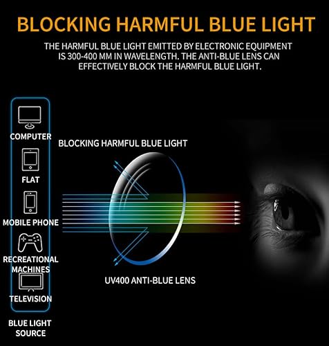 Miniatura 8 de Gafas de luz azul de gran tamaño para mujeres y hombres, antifatiga ocular, gafas de computadora para leerjugar