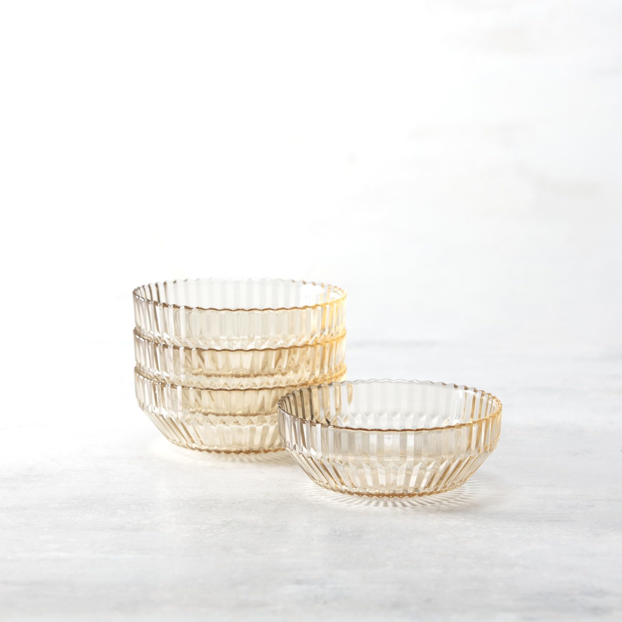 Fortessa Archie Dinnerware, Müslischalen, 652 ml, 15,2 cm, Ingwergold, 4 Stück