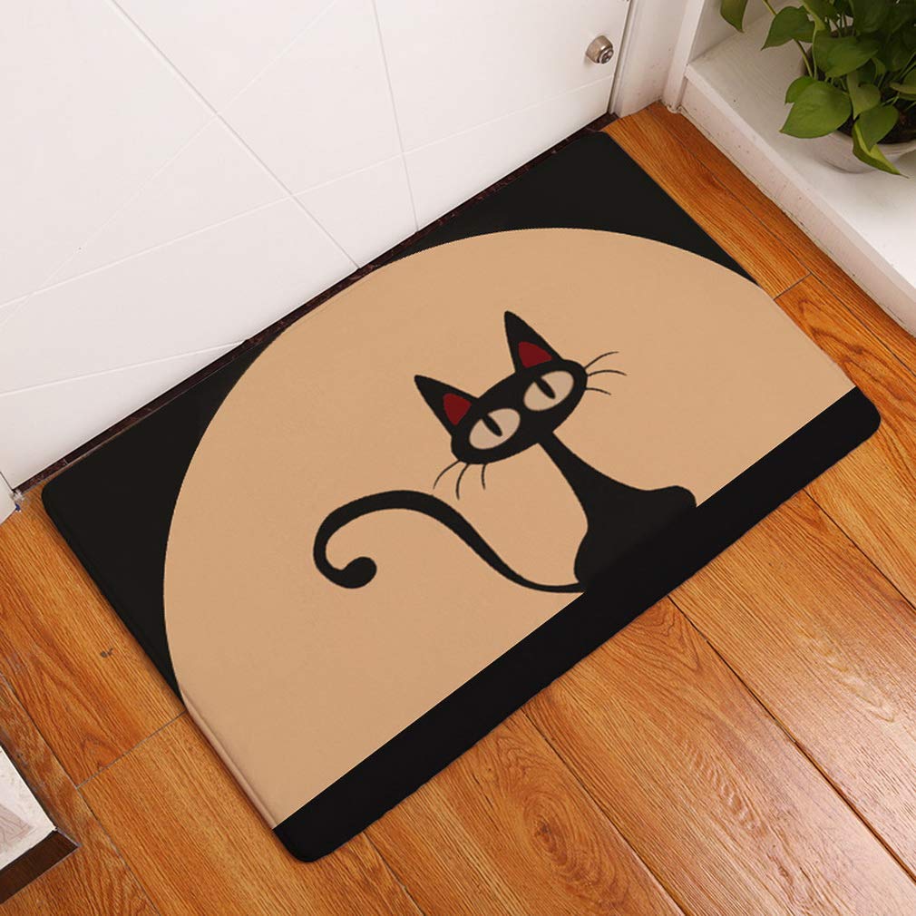 Nunubee Tappeto Antiscivolo Morbido Con Animali Del Fumetto - Zerbino Per Cucina, Camera Da Letto, 50x80 Cm