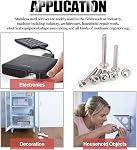 Hilitchi 180-Piece [M2] Stainless Steel Hex Socket Button Head Cap Bolts Screws Nuts Assortment Kit (M2)