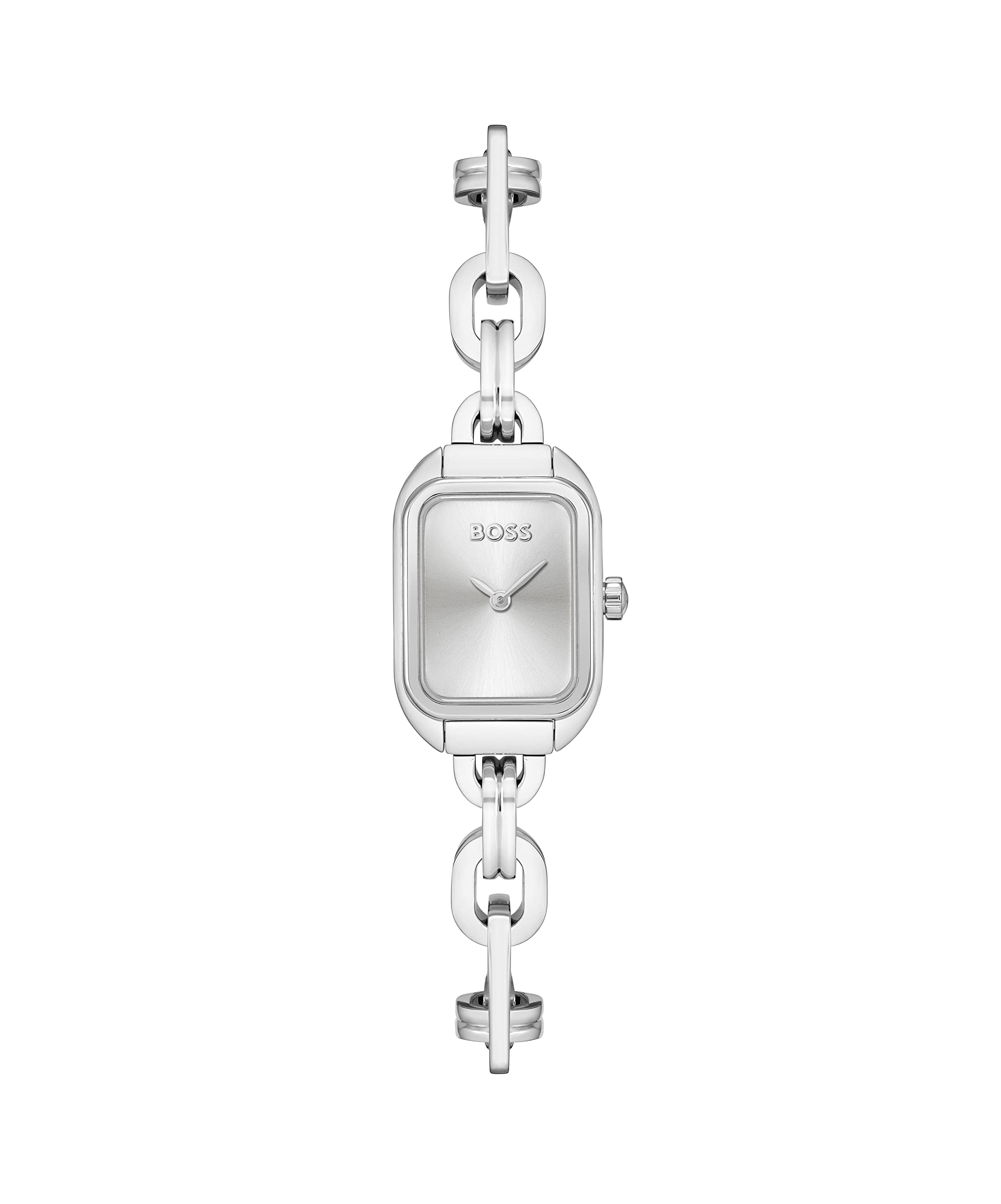 BOSS Analogue Quartz Watch for Women Hailey Collection with Silver Stainless Steel Bracelet - 1502654