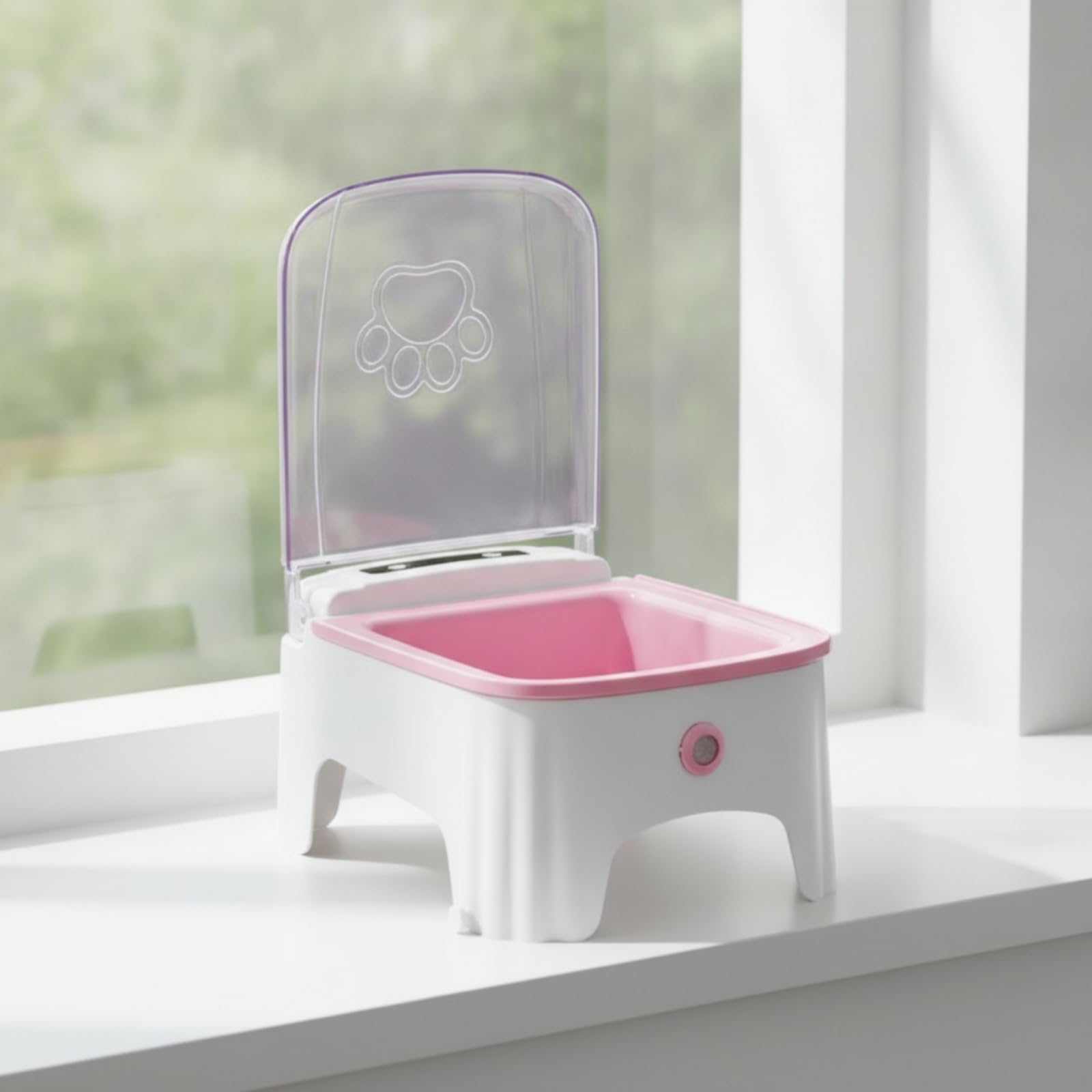 Distributeur Automatique pour Animaux Distributeur Nourrisseur Gamelle Réservoir Corps Compact 17cm 23cm 11.5cm et, Color to 1, Style to 1