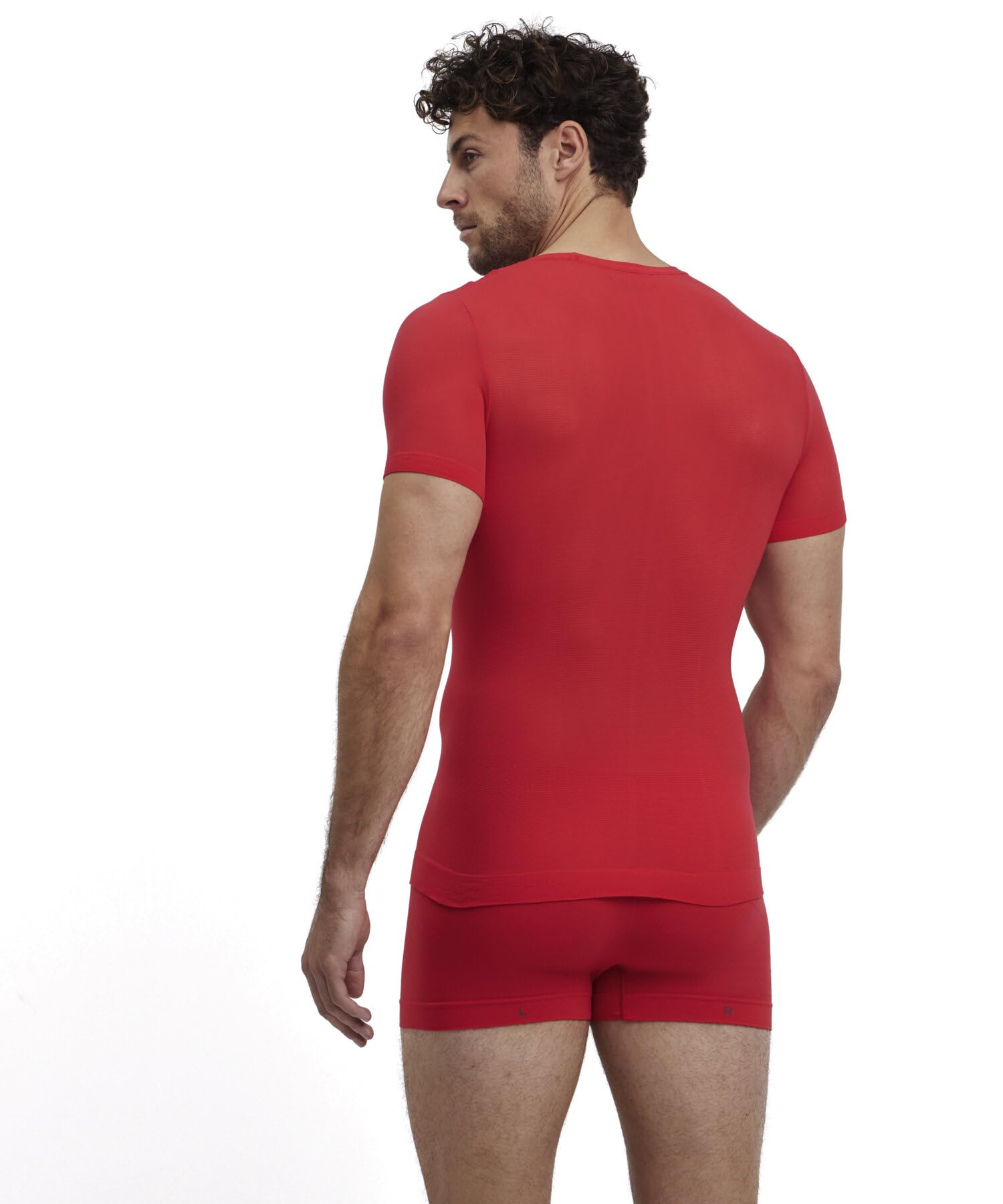 FALKE hombre Ultralight Cool camiseta técnica deportiva manga corta ropa con efecto refrescante adecuado para climas cálidos secado rápido transpirable sostenible hilo funcional 1 pieza | refrigeración para temperaturas cálidas