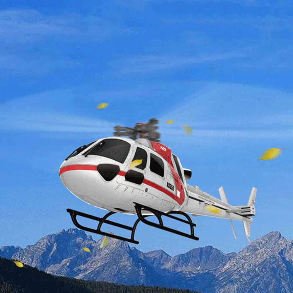 Helikopter zdalnie sterowany, helikoptery RC z żyroskopem w trybie 3D/6G dla dorosłych, 6-kanałowy samolot RC z silnikiem bezszczotkowym, stabilność lotu 360° zdalnie sterowanego s