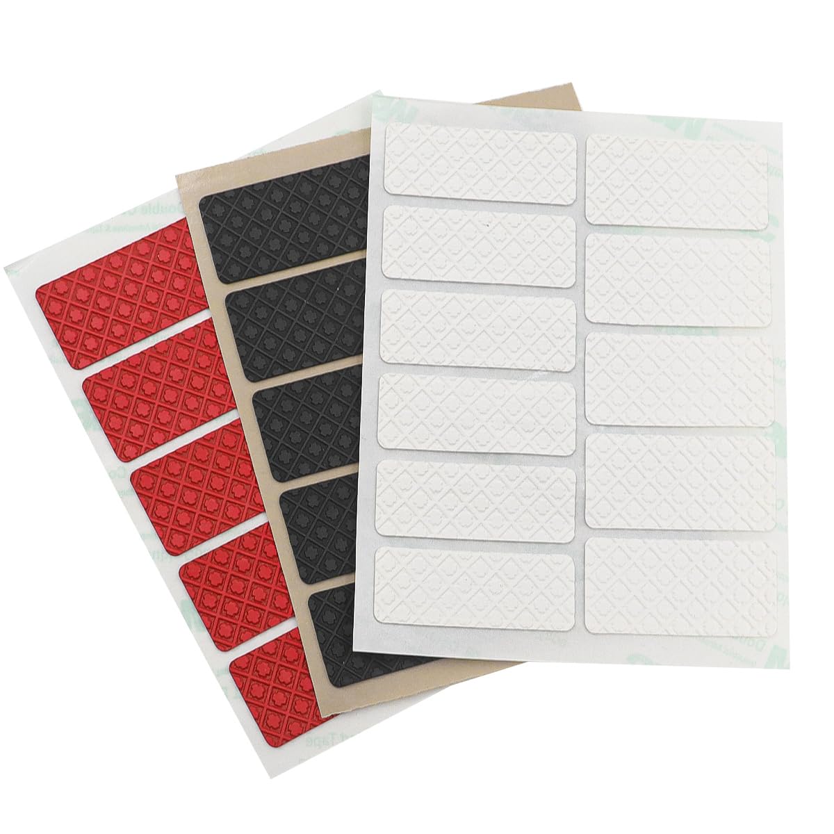 Pack de 3 Pegatinas Antideslizantes para ratón, Cinta de Agarre DIY con Textura de Flor de Ciruelo, Absorbe el Sudor, Accesorio de Agarre Universal para ratón, Teclado, Smartphone y Controlador