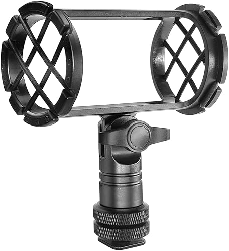 Miniatura 9 de Nicama NC4 Micrófono Soporte universal Clip con cámara Cold Shoe para micrófono de escopeta AKG D230 Sennheiser MKH-416 ME66 Rode NTG-2 NTG-1