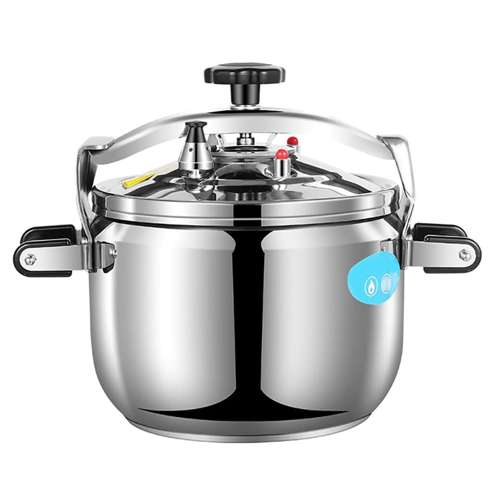 大容量 ステンレス圧力鍋 安全ロック付き