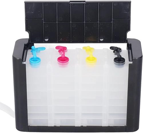 Miniatura 6 de FTVOGUE Cartucho continuo de suministro de tinta, impresora de recarga de color con chip permanente para (HP 952)