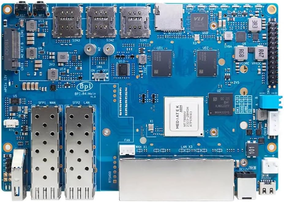 Open Source Router Development Boards For R4 Router Development Board 4gb Ram Mt7988a With 2 | Desertcart INDIA