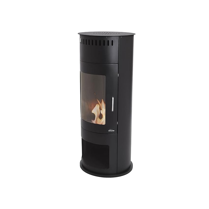 Immagine del prodotto Stufa a etanolo in acciaio nero con porta in vetro temperato BESTFIRE Purline