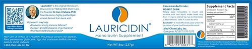 Miniatura 2 de Lauricidin® Suplemento de monolaurina auténtico, tarro de 8 oz