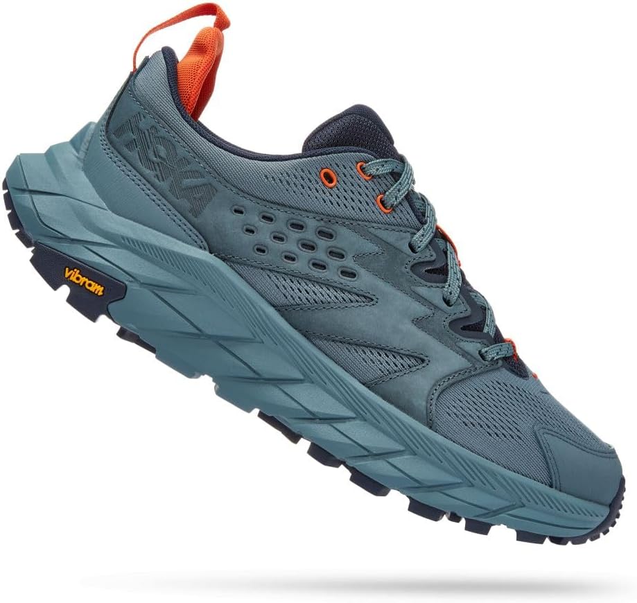 HOKA ONE ONE Men's Anacapa Breeze Low Trekking Shoes, Goblin Blue/Outer Space, 8.5 UK